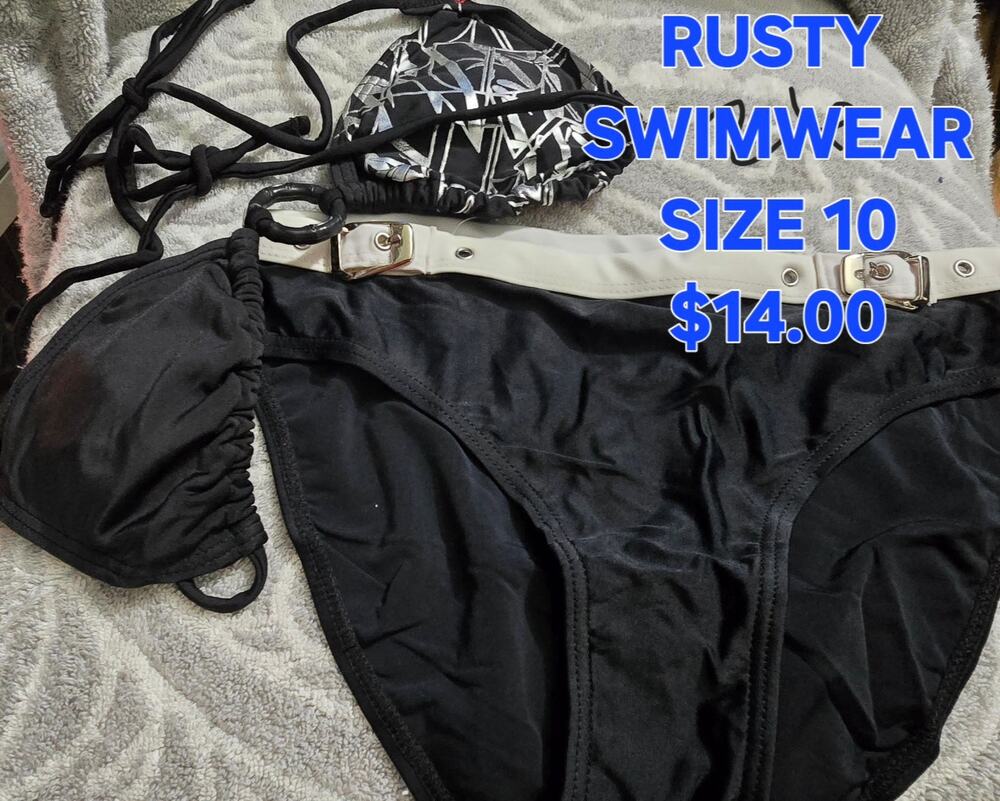 RUSTY SWIMWEAR / SIZE 10 / NWT - (#26)